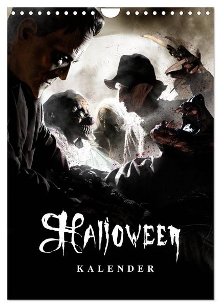 Produktbild: Halloween Optische Illusionen - Kalender 2026 (Wandkalender 2026 DIN A4 hoch), CALVENDO Monatskalender