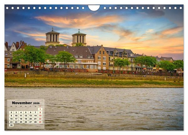 Produktbild: Vater Rhein von der Quelle bis zur M&uuml;ndung (Wandkalender 2026 DIN A4 quer), CALVENDO Monatskalender