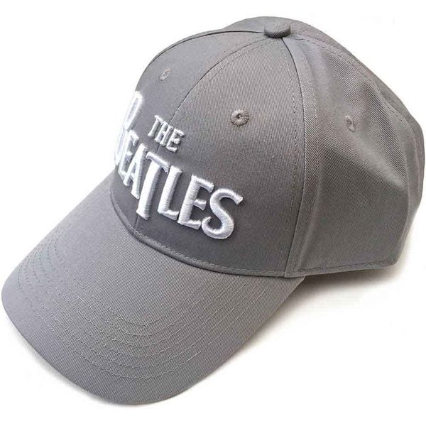 Beatles Baseball Cap 'White Drop T Logo', Farbe: grau (Fanartikel)