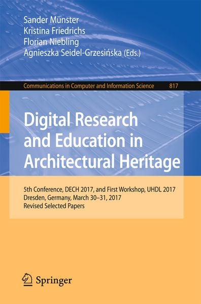 Produktbild: Digital Research and Education in Architectural Heritage