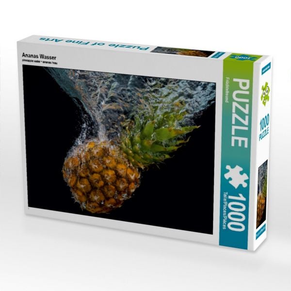 CALVENDO Puzzle Ananas Wasser | 1000 Teile Lege-Größe 64 × 48 cm Foto-Puzzle für glückliche Stunden