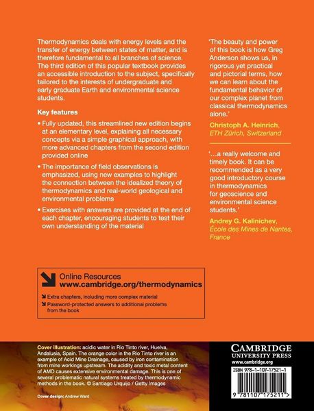 Produktbild: Thermodynamics of Natural Systems