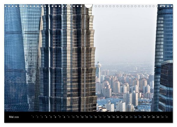 Produktbild: SHANGHAI - ohne Filter (Wandkalender 2026 DIN A3 quer), CALVENDO Monatskalender