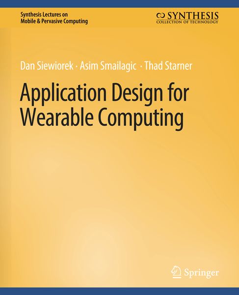 Produktbild: Application Design for Wearable Computing