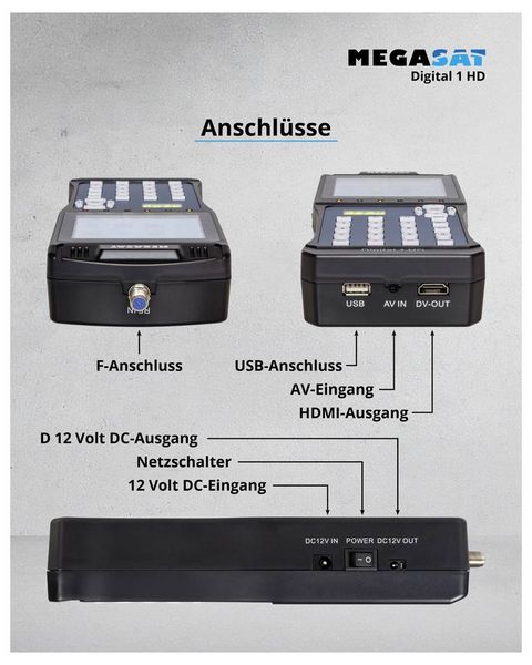 Produktbild: MegaSat Digital 1 HD SAT Finder