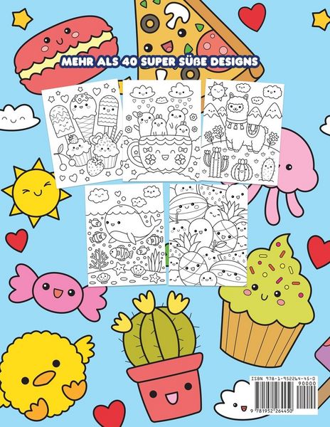 Produktbild: Kawaii Malbuch f&uuml;r Kinder und Erwachsene