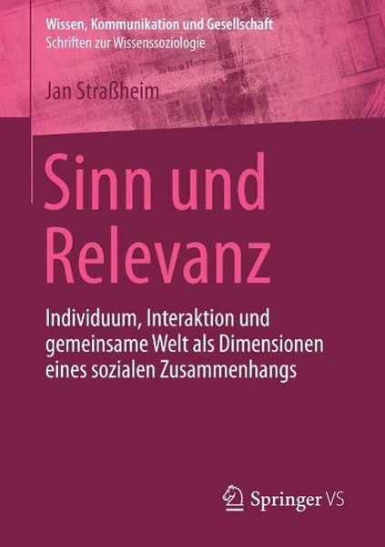 Produktbild: Sinn und Relevanz