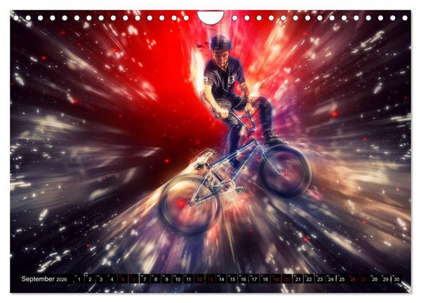 Produktbild: BMX Universum (Wandkalender 2026 DIN A4 quer), CALVENDO Monatskalender