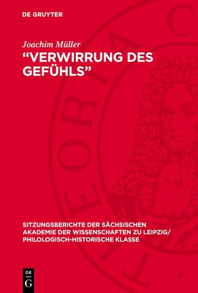 Produktbild: "Verwirrung des Gef&uuml;hls"