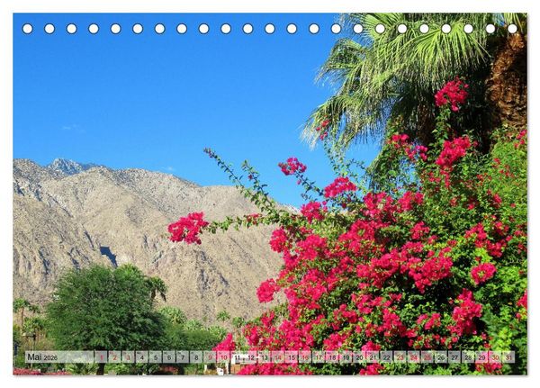 Produktbild: Palm Springs und Umgebung (Tischkalender 2026 DIN A5 quer), CALVENDO Monatskalender