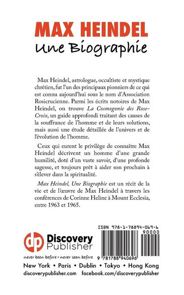 Produktbild: Max Heindel, une Biographie