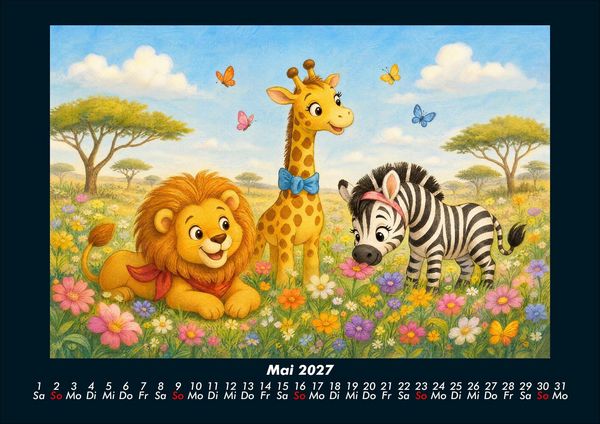 Produktbild: Buschi - K&ouml;nig der Tiere 2027 Fotokalender DIN A4