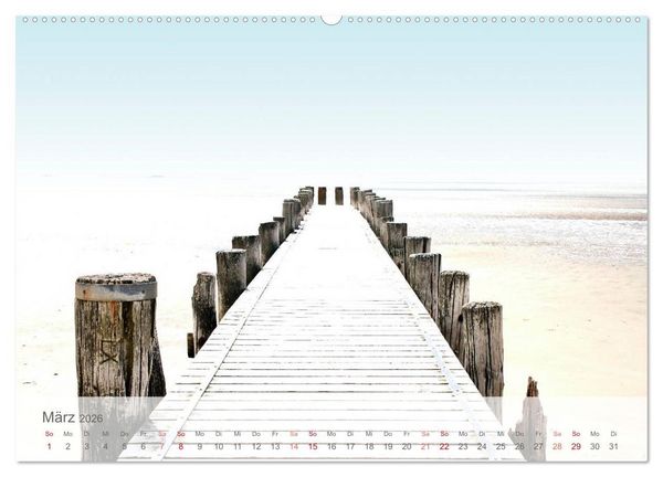 Produktbild: Das "Nordsee-Gef&uuml;hl" (hochwertiger Premium Wandkalender 2026 DIN A2 quer), Kunstdruck in Hochglanz