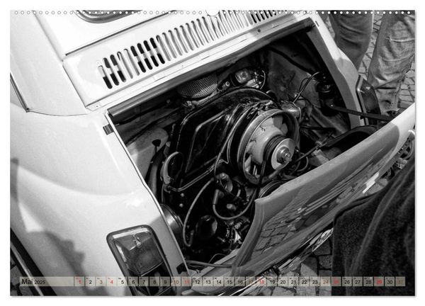 Produktbild: il Cinquecento - Details im Fokus - im Look eines legend&auml;ren Analogfilms (hochwertiger Premium Wandkalender 2025 DIN A2 quer), Kunstdruck in Hochglanz