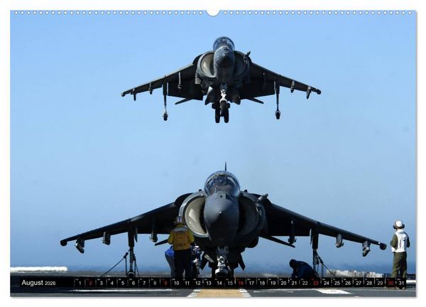 Produktbild: Kriegstechnik. Kampfjet-Impressionen (hochwertiger Premium Wandkalender 2026 DIN A2 quer), Kunstdruck in Hochglanz