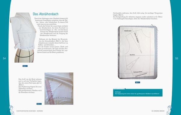 Produktbild: Schnittkonstruktion in der Mode. Drapieren an der Schneiderpuppe.
