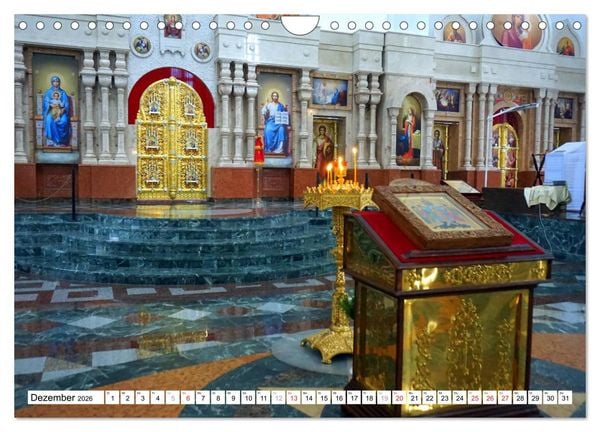 Produktbild: Malerisches Russland - Impressionen aus Joschkar-Ola (Wandkalender 2026 DIN A4 quer), CALVENDO Monatskalender
