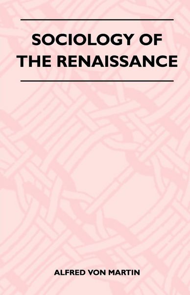 Produktbild: Sociology Of The Renaissance