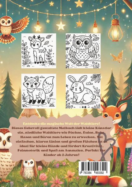 Produktbild: Mein erstes Waldtier Malbuch