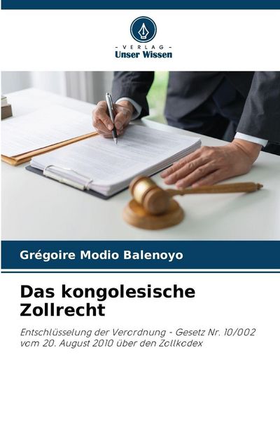 Produktbild: Das kongolesische Zollrecht