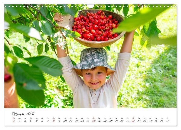 Produktbild: Kirschen aus dem Garten &ndash; Erntekalender (Wandkalender 2026 DIN A3 quer), CALVENDO Monatskalender