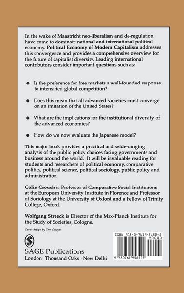 Produktbild: Political Economy of Modern Capitalism