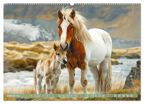 Produktbild: Tierkinder des Nordens (hochwertiger Premium Wandkalender 2026 DIN A2 quer), Kunstdruck in Hochglanz