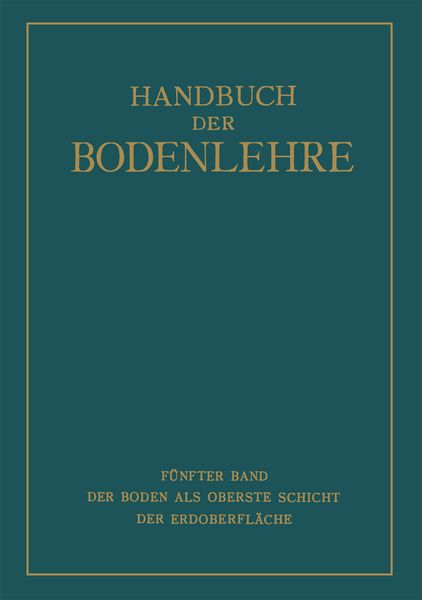 Produktbild: Der Boden als Oberste Schicht der Erdoberfl&auml;che