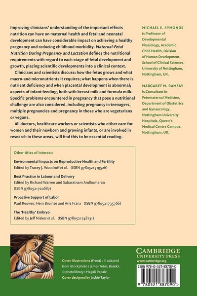 Produktbild: Maternal-Fetal Nutrition During Pregnancy and Lactation