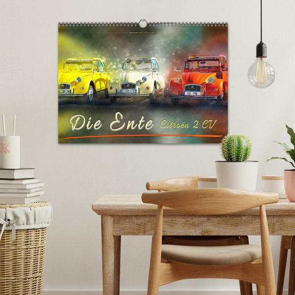 Produktbild: Die Ente - Citro&euml;n 2CV (Wandkalender 2026 DIN A3 quer), CALVENDO Monatskalender