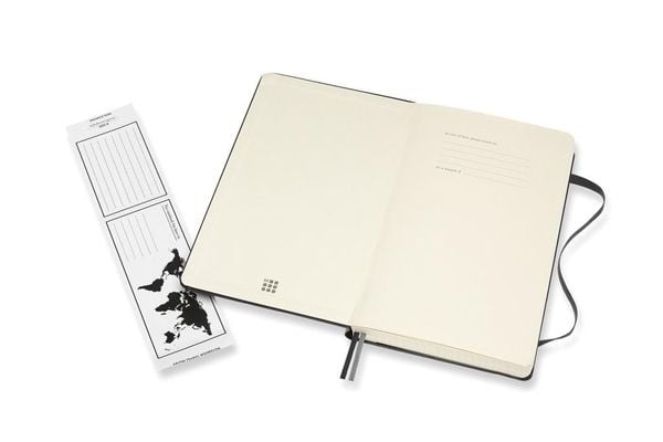 Produktbild: Moleskine Notizbuch Large/A5, Kariert, Erweiterte Seitenanzahl, Schwarz