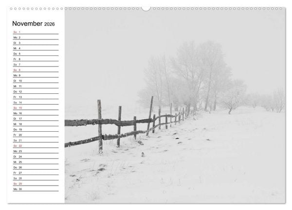 Produktbild: Winterm&auml;rchen. Landschaften im Schnee (hochwertiger Premium Wandkalender 2026 DIN A2 quer), Kunstdruck in Hochglanz