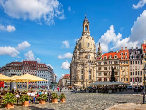 Produktbild: CALVENDO Puzzle Sachsen, Frauenkirche in Dresden | 1000 Teile Lege-Gr&ouml;&szlig;e 64x48cm Foto-Puzzle f&uuml;r gl&uuml;ckliche Stunden