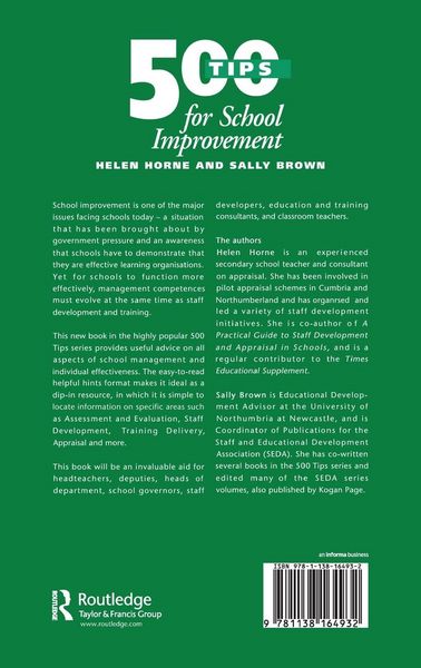 Produktbild: 500 Tips for School Improvement