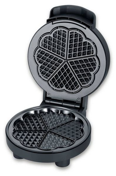 Produktbild: Severin WA 2116 Waffeleisen Antihaftbeschichtung, Kontrollleuchte Schwarz