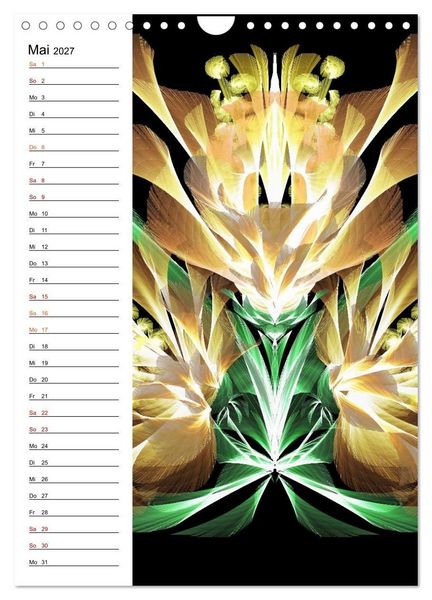 Produktbild: Textile Gewebekunst (Wandkalender 2027 DIN A4 hoch), CALVENDO Monatskalender
