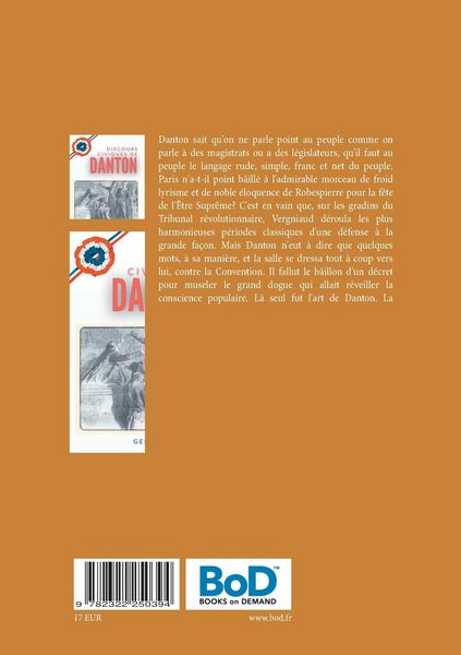 Produktbild: Discours Civiques De Danton