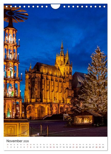 Produktbild: Erfurt - Die romantische Altstadt (Wandkalender 2026 DIN A4 hoch), CALVENDO Monatskalender