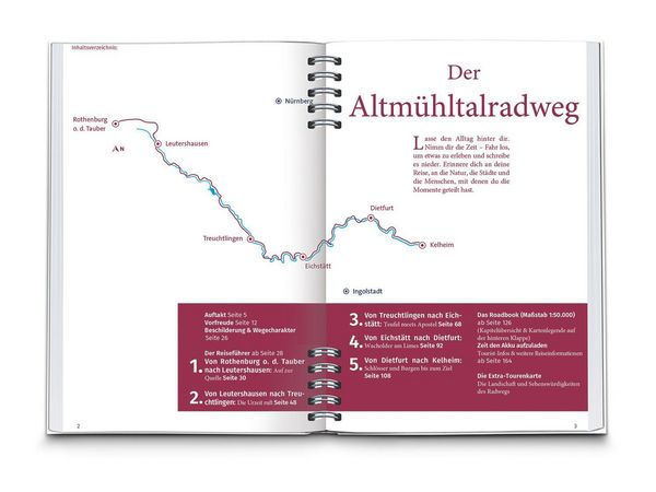 Produktbild: KOMPASS Radreisef&uuml;hrer Altm&uuml;hltalradweg