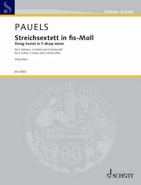 Produktbild: Streichsextett in fis-Moll
