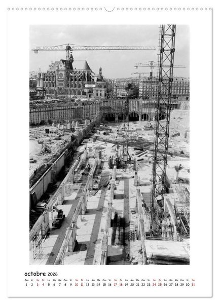 Produktbild: Visage de Paris, ann&eacute;es 1970 (Calendrier mural 2026 DIN A2 horizontal), CALVENDO calendrier mensuel