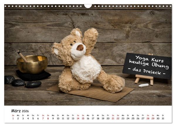 Produktbild: Eddy, der Teddy (Wandkalender 2026 DIN A3 quer), CALVENDO Monatskalender