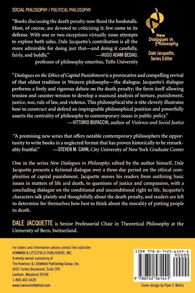 Produktbild: Dialogues on the Ethics of Capital Punishment
