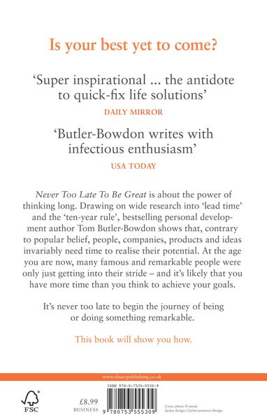 Produktbild: Never Too Late To Be Great
