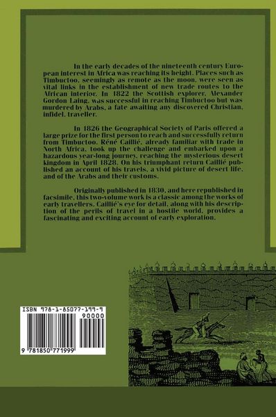 Produktbild: Travels Through Central Africa to Timbuctoo