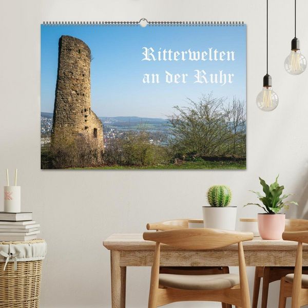 Produktbild: Ritterwelten an der Ruhr (Wandkalender 2027 DIN A2 quer), CALVENDO Monatskalender