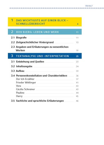 Produktbild: Auerhaus von Bov Bjerg - Textanalyse und Interpretation