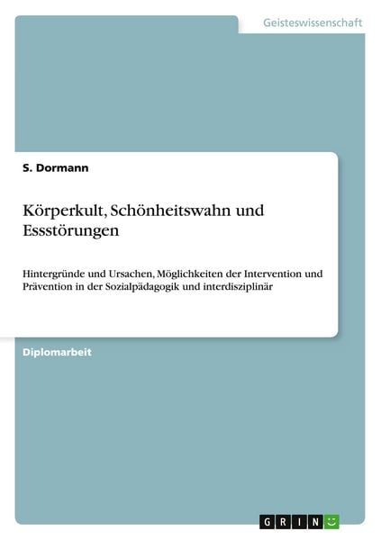 Produktbild: K&ouml;rperkult, Sch&ouml;nheitswahn und Essst&ouml;rungen
