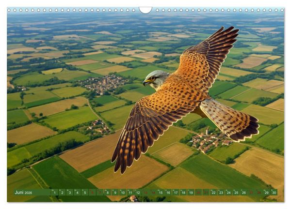 Produktbild: &Uuml;ber dem Vogelflug (Wandkalender 2026 DIN A3 quer), CALVENDO Monatskalender