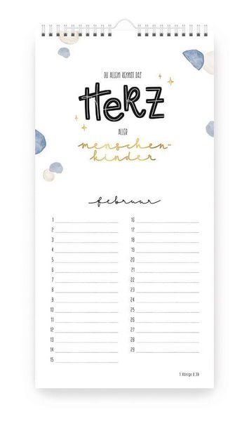Produktbild: Himmelsgl&uuml;ck Geburtstagskalender